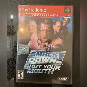 PS2 SMACKDOWN SHUT YOUR MOUTH Game